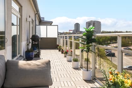 Balkong eller utsiktsbild