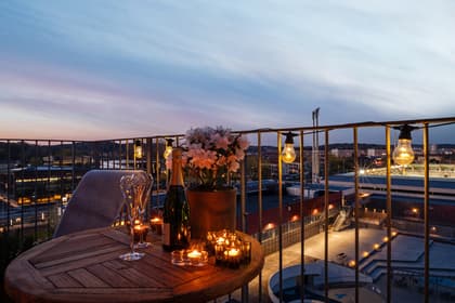 Balkong eller utsiktsbild