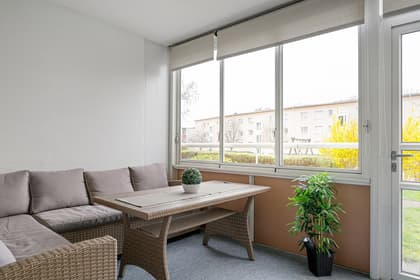 Balkong eller utsiktsbild