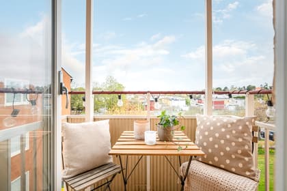 Balkong eller utsiktsbild