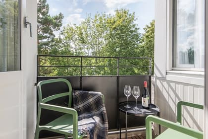 Balkong eller utsiktsbild