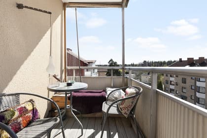 Balkong eller utsiktsbild