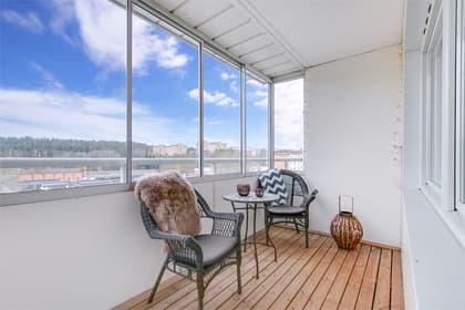 Balkong eller utsiktsbild