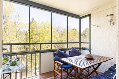 Balkong eller utsiktsbild