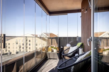 Balkong eller utsiktsbild