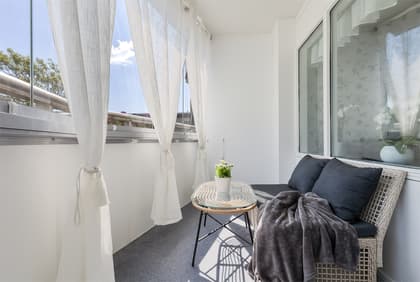 Balkong eller utsiktsbild