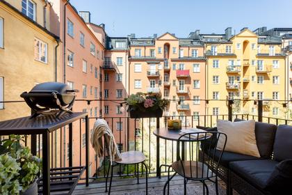 Balkong eller utsiktsbild