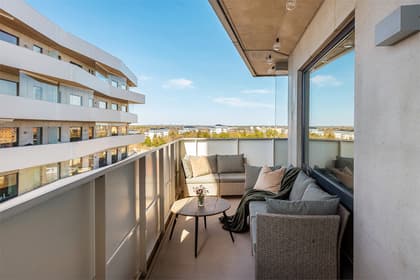 Balkong eller utsiktsbild