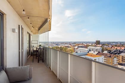 Balkong eller utsiktsbild