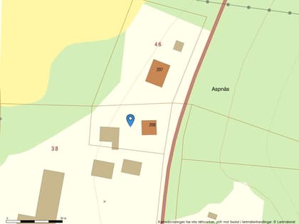 Illustrerad karta över fastigheten eller området