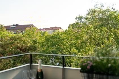 Balkong eller utsiktsbild