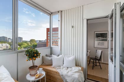 Balkong eller utsiktsbild