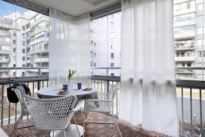 Balkong eller utsiktsbild