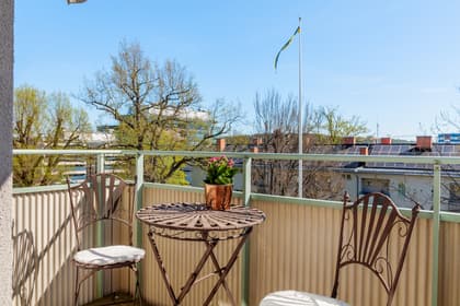 Balkong eller utsiktsbild