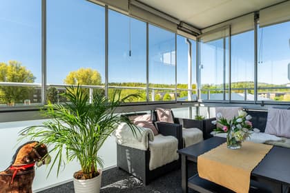 Balkong eller utsiktsbild