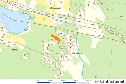 Illustrerad karta över fastigheten eller området