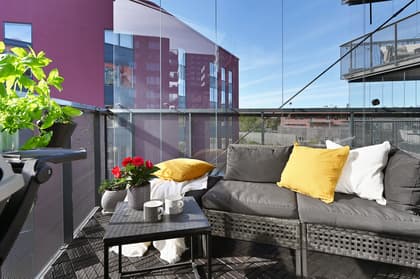 Balkong eller utsiktsbild