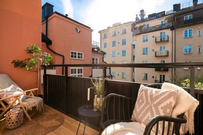 Balkong eller utsiktsbild