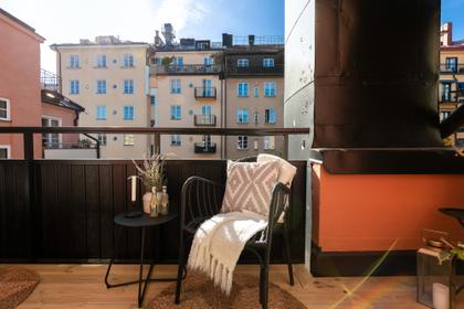 Balkong eller utsiktsbild