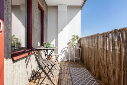 Balkong eller utsiktsbild