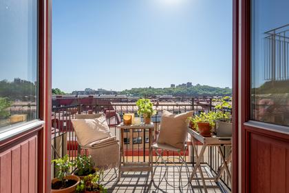 Balkong eller utsiktsbild