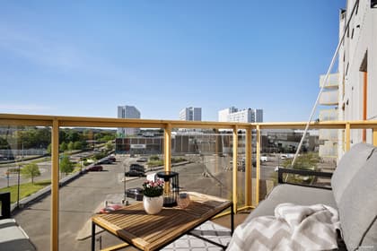 Balkong eller utsiktsbild