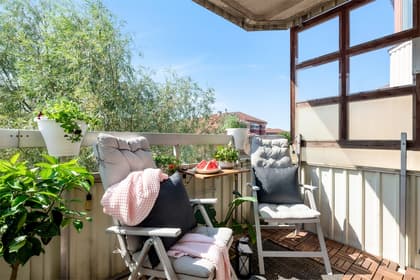 Balkong eller utsiktsbild