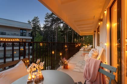 Balkong eller utsiktsbild