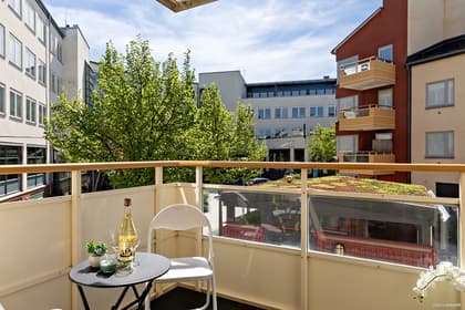 Balkong eller utsiktsbild