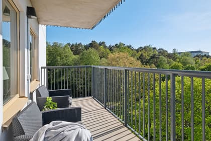 Balkong eller utsiktsbild