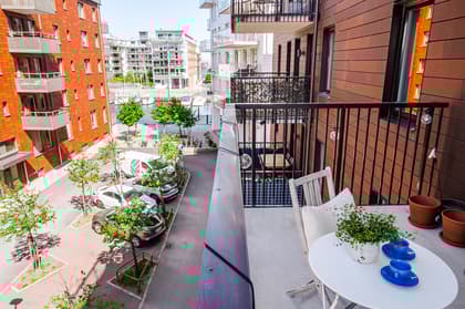 Balkong eller utsiktsbild