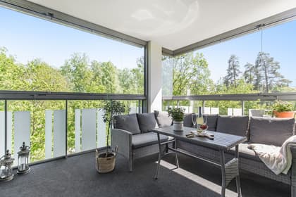 Balkong eller utsiktsbild