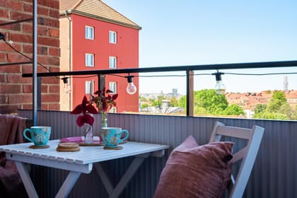 Balkong eller utsiktsbild