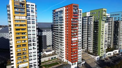 Balkong eller utsiktsbild