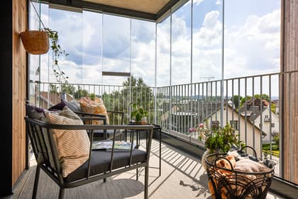 Balkong eller utsiktsbild