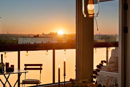 Balkong eller utsiktsbild