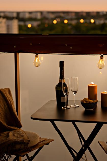 Balkong eller utsiktsbild