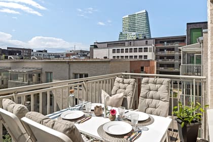 Balkong eller utsiktsbild