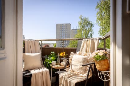 Balkong eller utsiktsbild