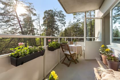 Balkong eller utsiktsbild