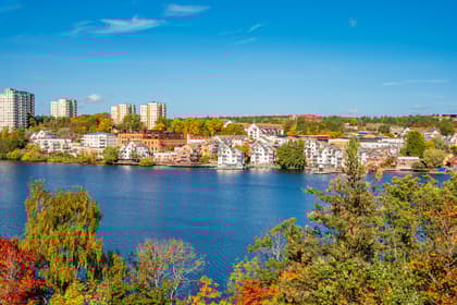 Balkong eller utsiktsbild