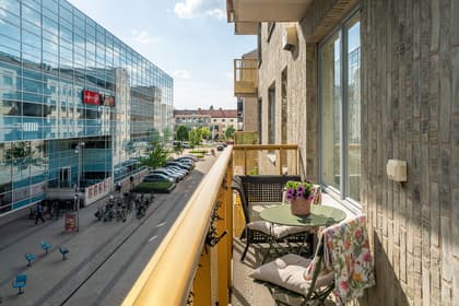 Balkong eller utsiktsbild