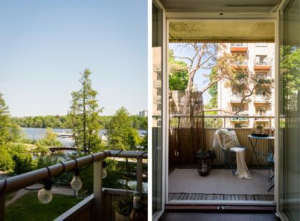 Balkong eller utsiktsbild