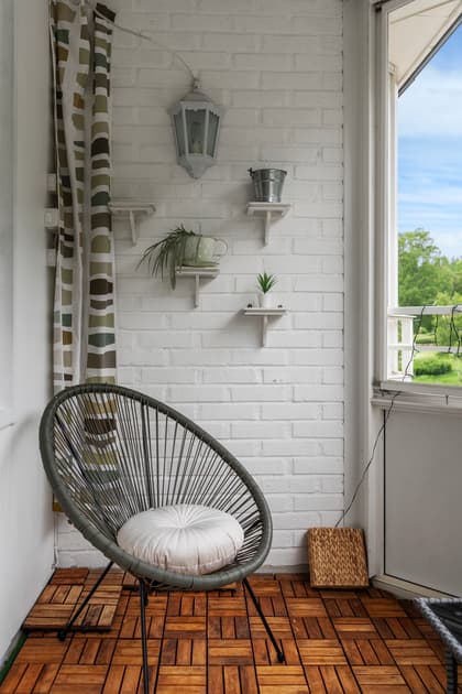 Balkong eller utsiktsbild