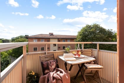 Balkong eller utsiktsbild