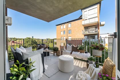 Balkong eller utsiktsbild