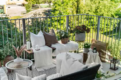 Balkong eller utsiktsbild