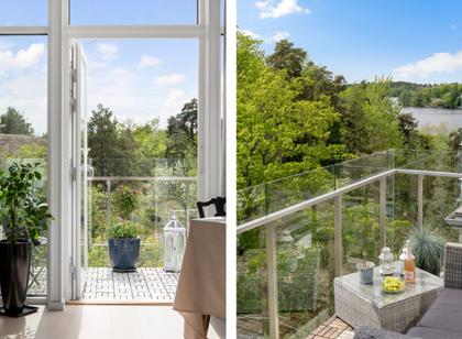 Balkong eller utsiktsbild