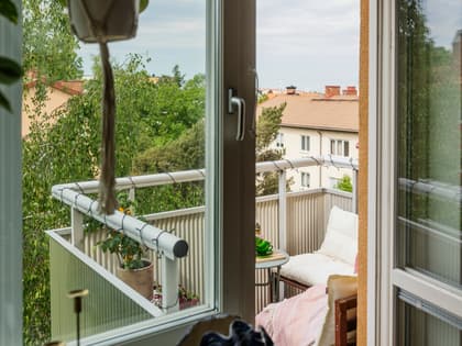 Balkong eller utsiktsbild