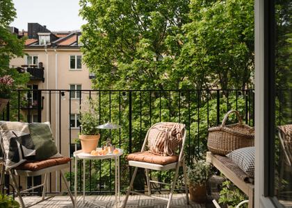 Balkong eller utsiktsbild